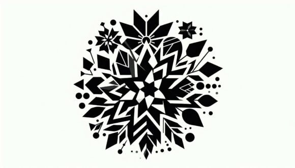 Download Geometric Abstract Floral Shapes - Geometric Collection