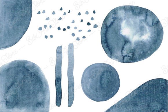 Download Abstract Geometric Watercolor Shapes Set - Geometric Collection