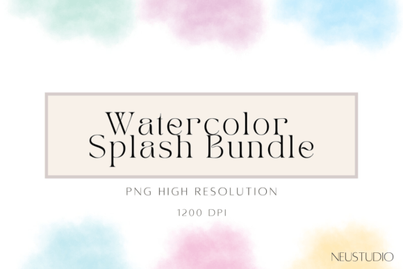 Download Pastel Watercolor Splash Clipart - Pastel Collection