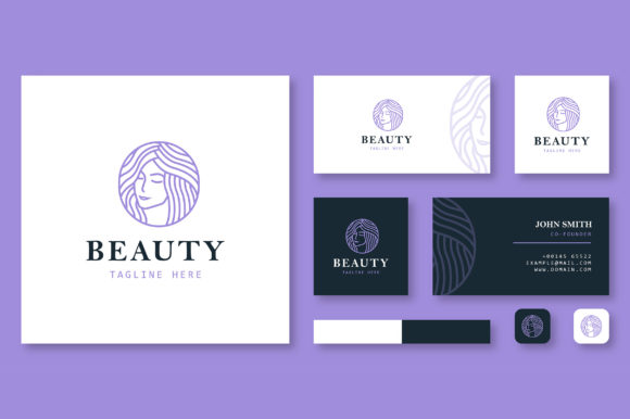 Download Beauty Logo with Business Card Tempalte - Business Collection