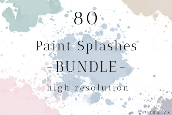 Download Pastel Watercolor Splash Clipart Bundle - Pastel Collection
