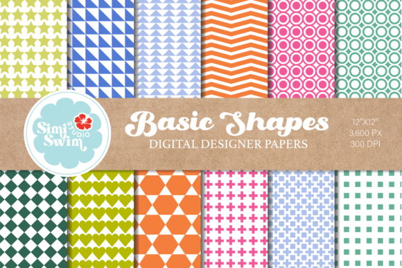 Download Basic Geometric Shapes Spring Patterns - Geometric Collection