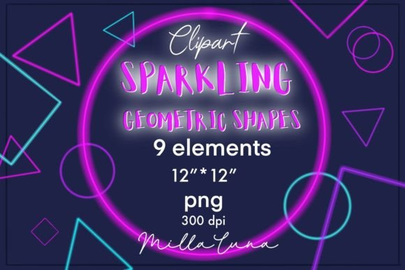 Download Geometric Shapes Neon, Figures Neon, PNG - Geometric Collection